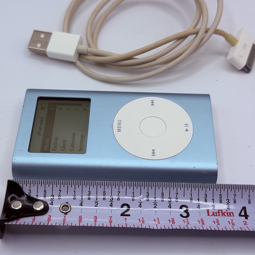 Apple iPod A1051 Light Blue 4GB Model P9436LL Works Music - Picture 14 of 14